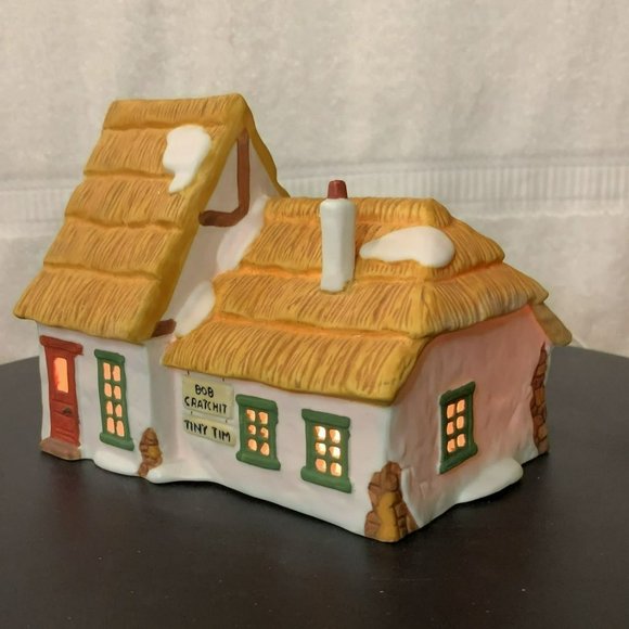 Dept 56 The Cottage Of Bob Cratchit & Tiny Tim Dickens Village Building - 1986 - Picture 3 of 11